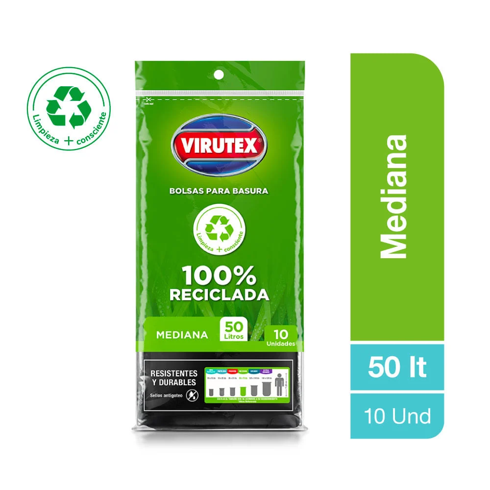 Bolsas de Basura Resistentes 50 L